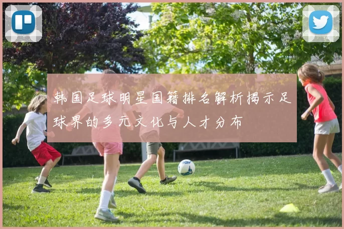 韩国足球明星国籍排名解析揭示足球界的多元文化与人才分布